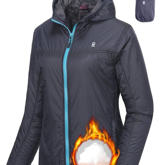 Jackets & Blazers - Packable Lightweight Running Jacket Water Resistant Hooded Windbreaker Fitted
